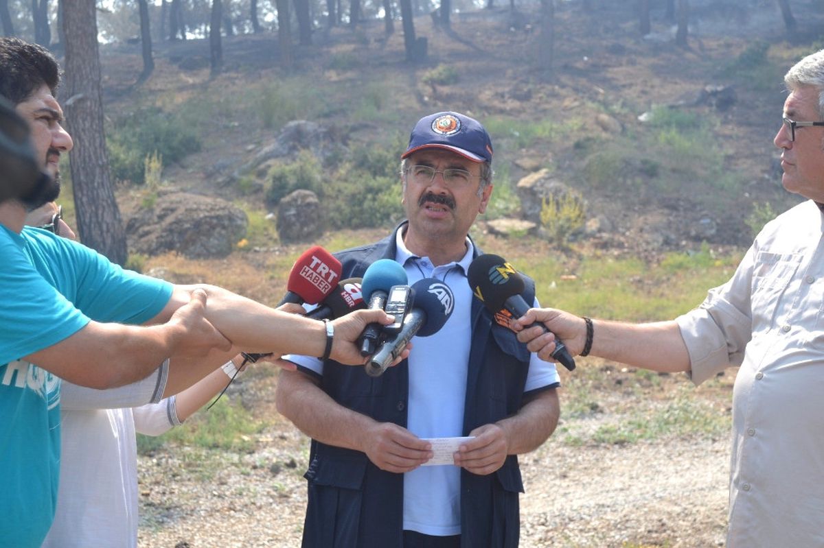 Orman Genel Müdüründen Izmir\'deki Yangına Ilişkin Açıklama