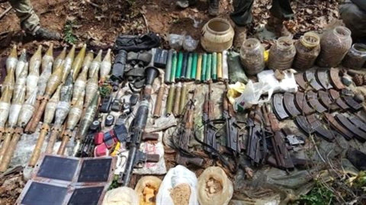 Tunceli\'de Teröristlere Ait Mühimmat Ele Geçirildi