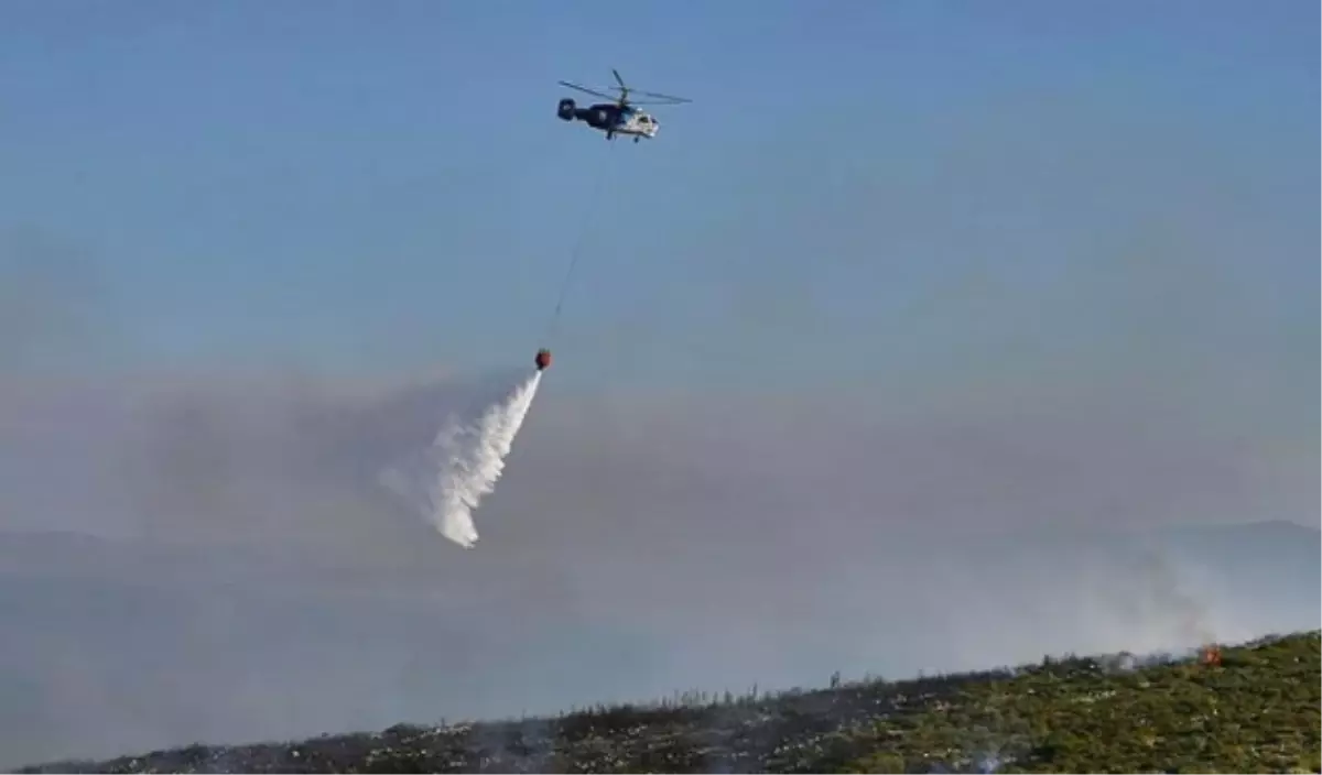 Yangın Helikopteri Baraj Gölüne Düştü