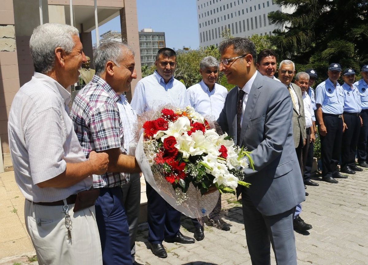 Akdeniz Kaymakamı ve Belediye Başkanı Pamuk, Görevine Başladı