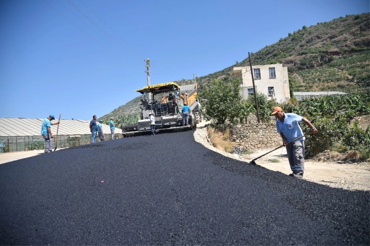 Alanya Belediyesi\'nden Yaylalarda Asfalt Seferberliği