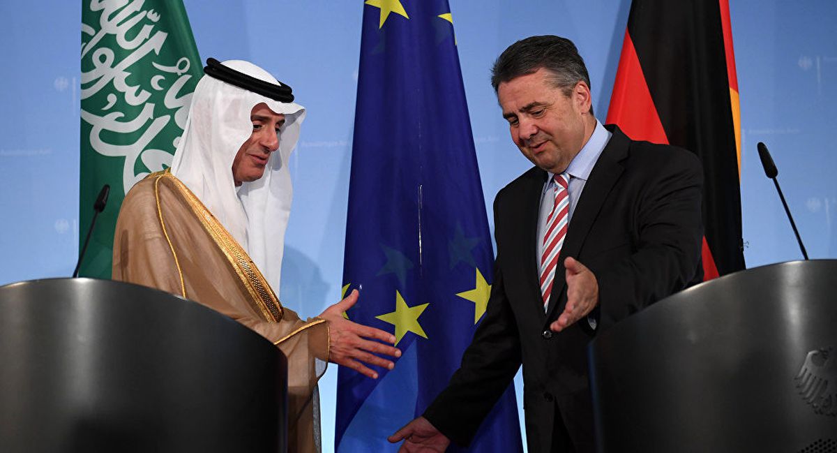 Almanya Dışişleri Bakanı Gabriel Suudi Arabistan\'da