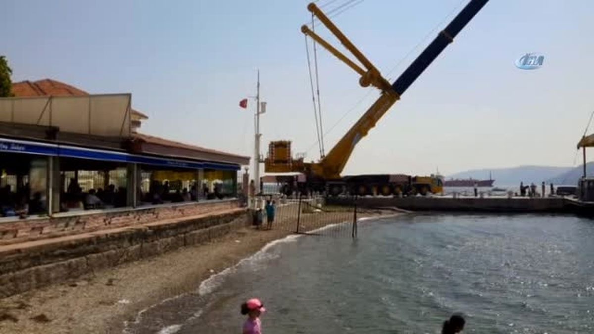 Atatürk\'ün Gezi Teknesi M/g Acar Çanakkale\'de