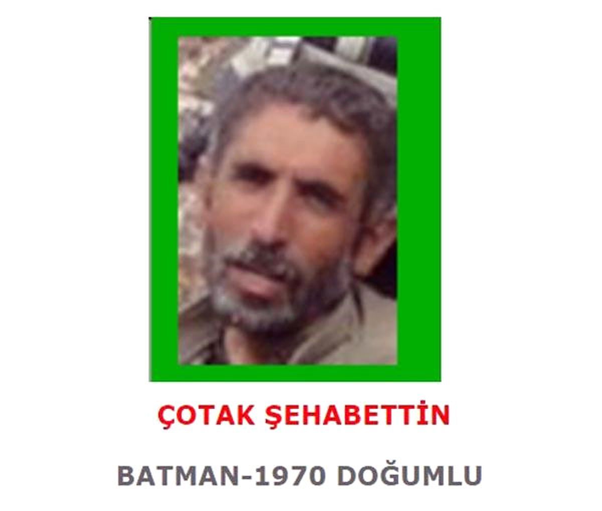 Bingöl\'de Öldürülen 11 PKK\'lıdan Çotak\'ın Yeşil Listede Arandığı Ortaya Çıktı