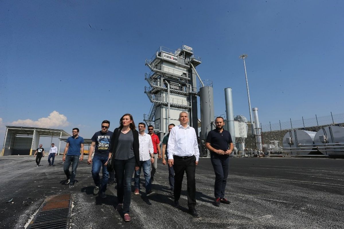 Denizli\'ye Modern ve Çevreci Asfalt Şantiyesi
