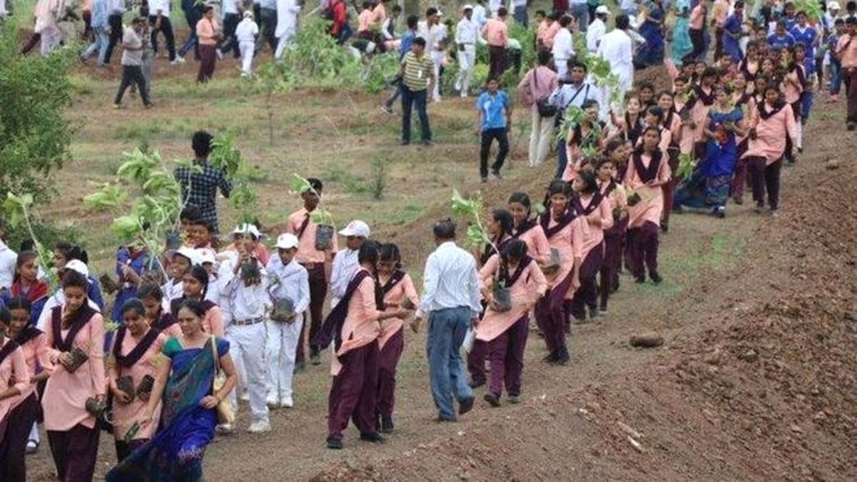 Dünya Rekoru: Hindistan\'da 12 Saatte 66 Milyon Ağaç Dikildi