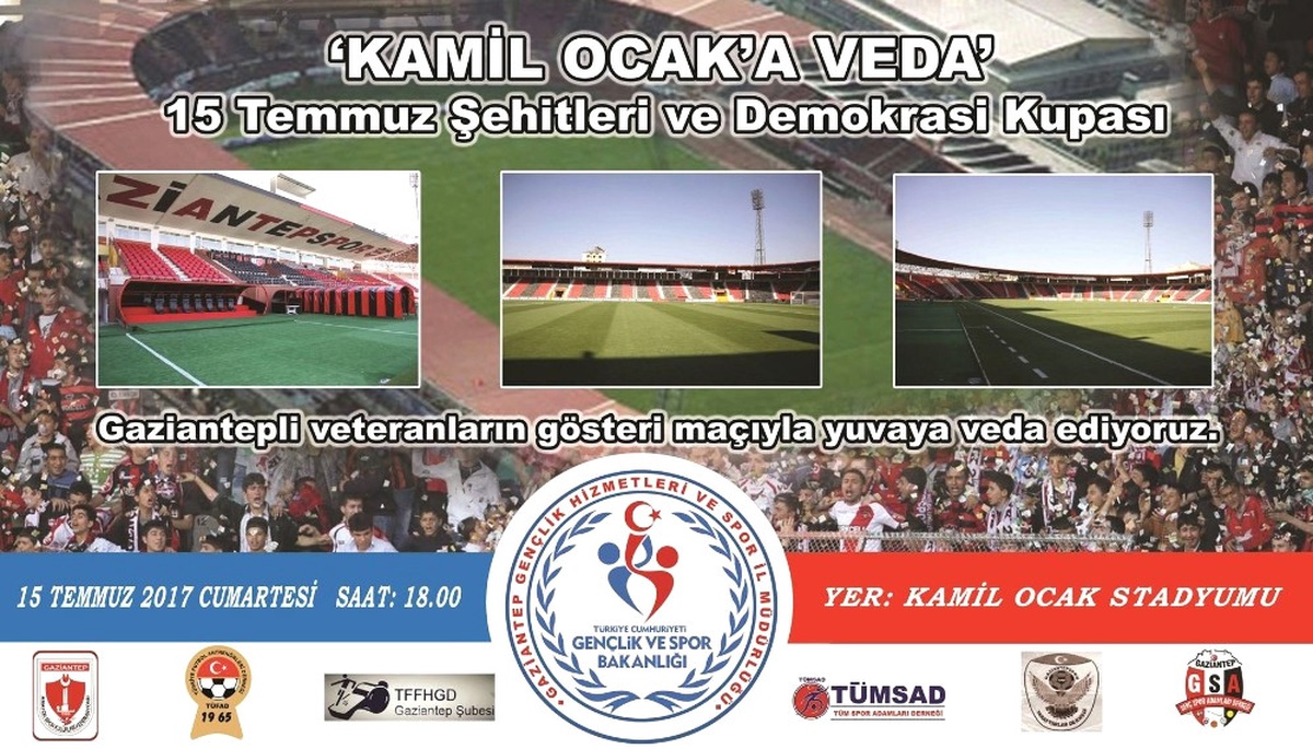 Kamil Ocak Stadyumu\'na Veda Kupası Düzenleniyor