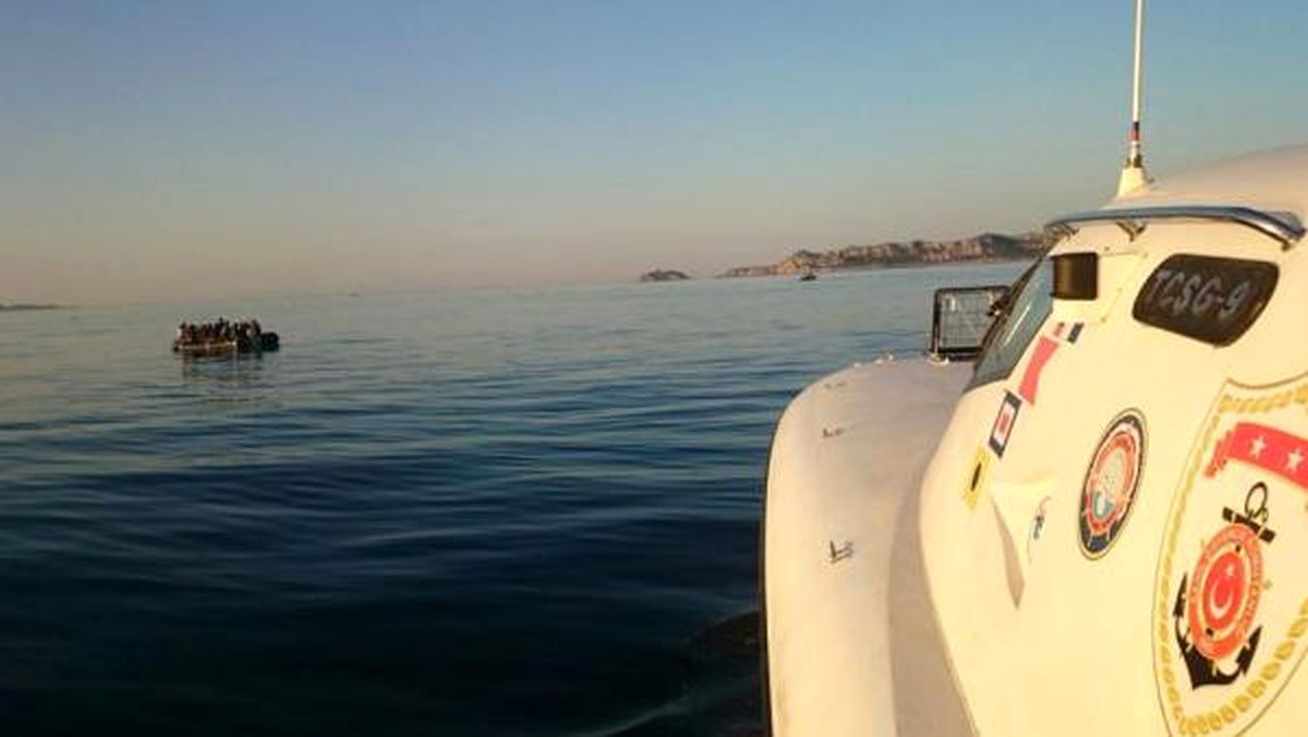 Kaş\'ta, Suriyeli 33 Kaçak Yakalandı