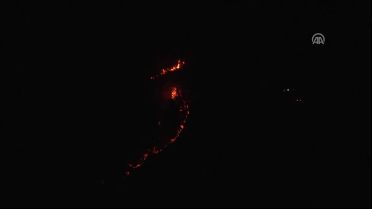 Kaş\'taki Orman Yangını Kısmen Kontrol Altına Alındı - Antalya