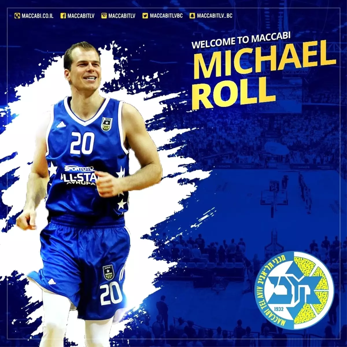 Michael Roll, Maccabi Tel Aviv\'de