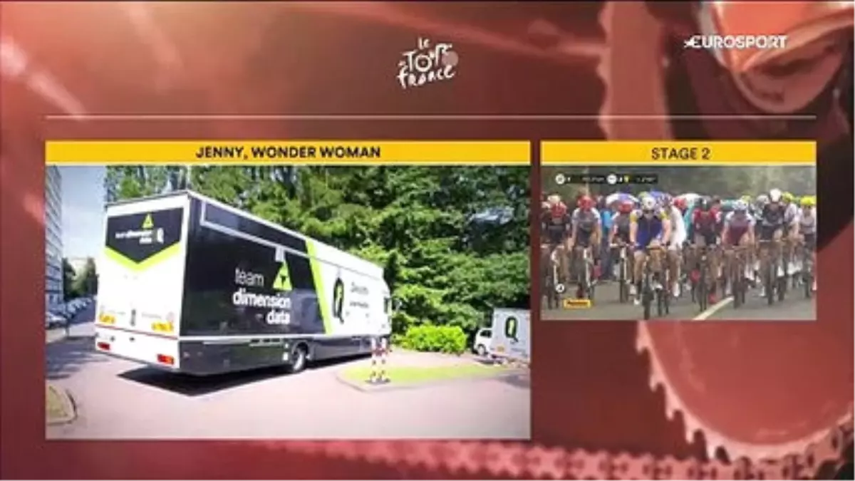 Tour de France: Dimension Data\'nın Takım Asistanı Jenny Wonderwoman ile Tanışın