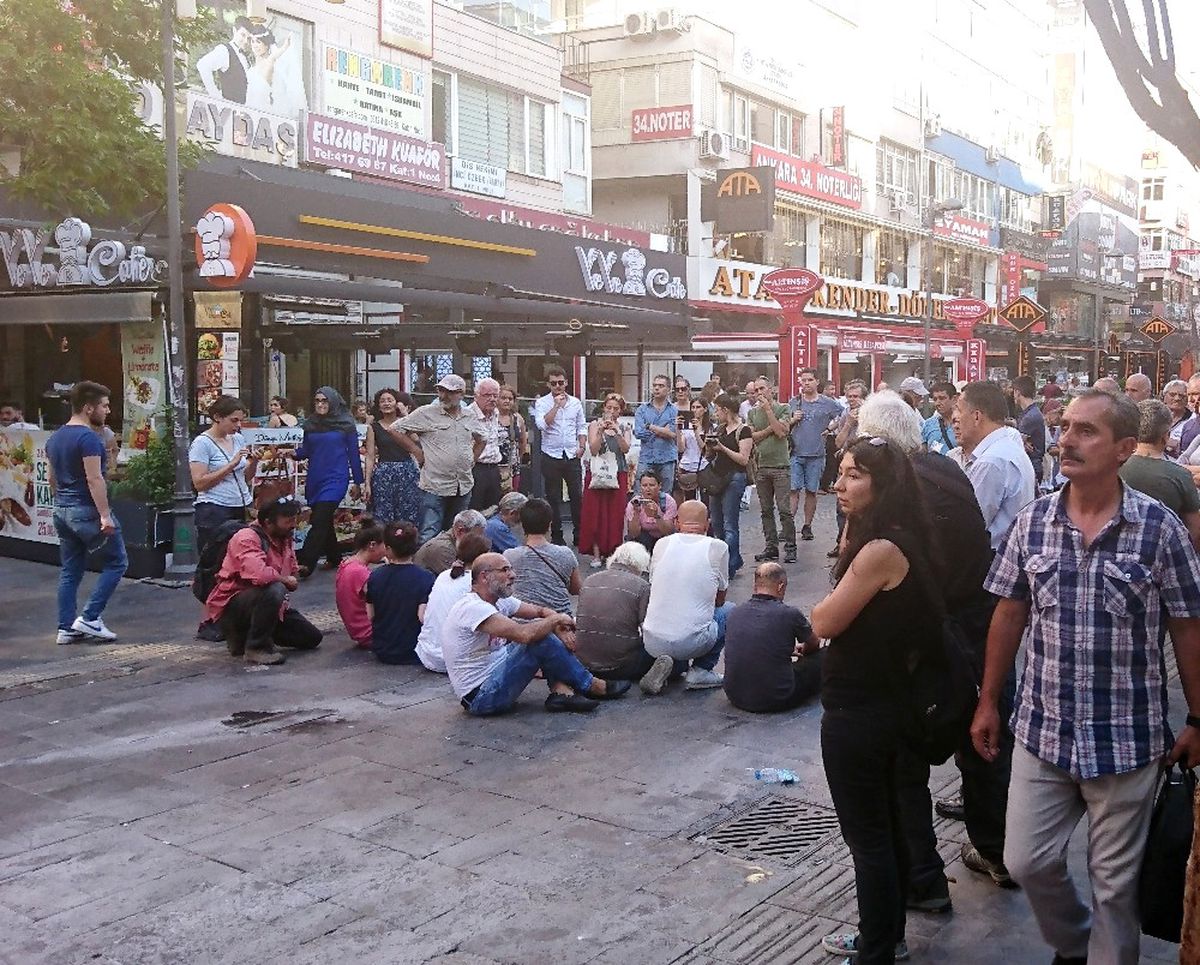 Yüksel Caddesi\'nde 7 Kişi Gözaltına Alındı