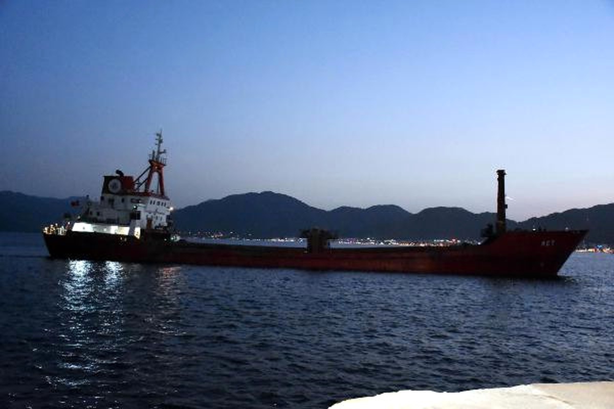 Yunanlıların Saldırdığı Kuru Yük Gemisi Marmaris\'te