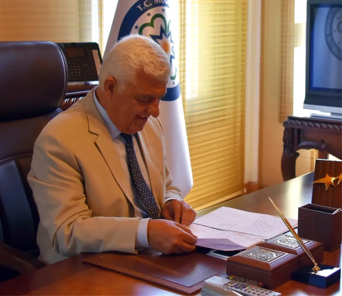 Başkan Gürün\'ü Duygulandıran Mektuplar