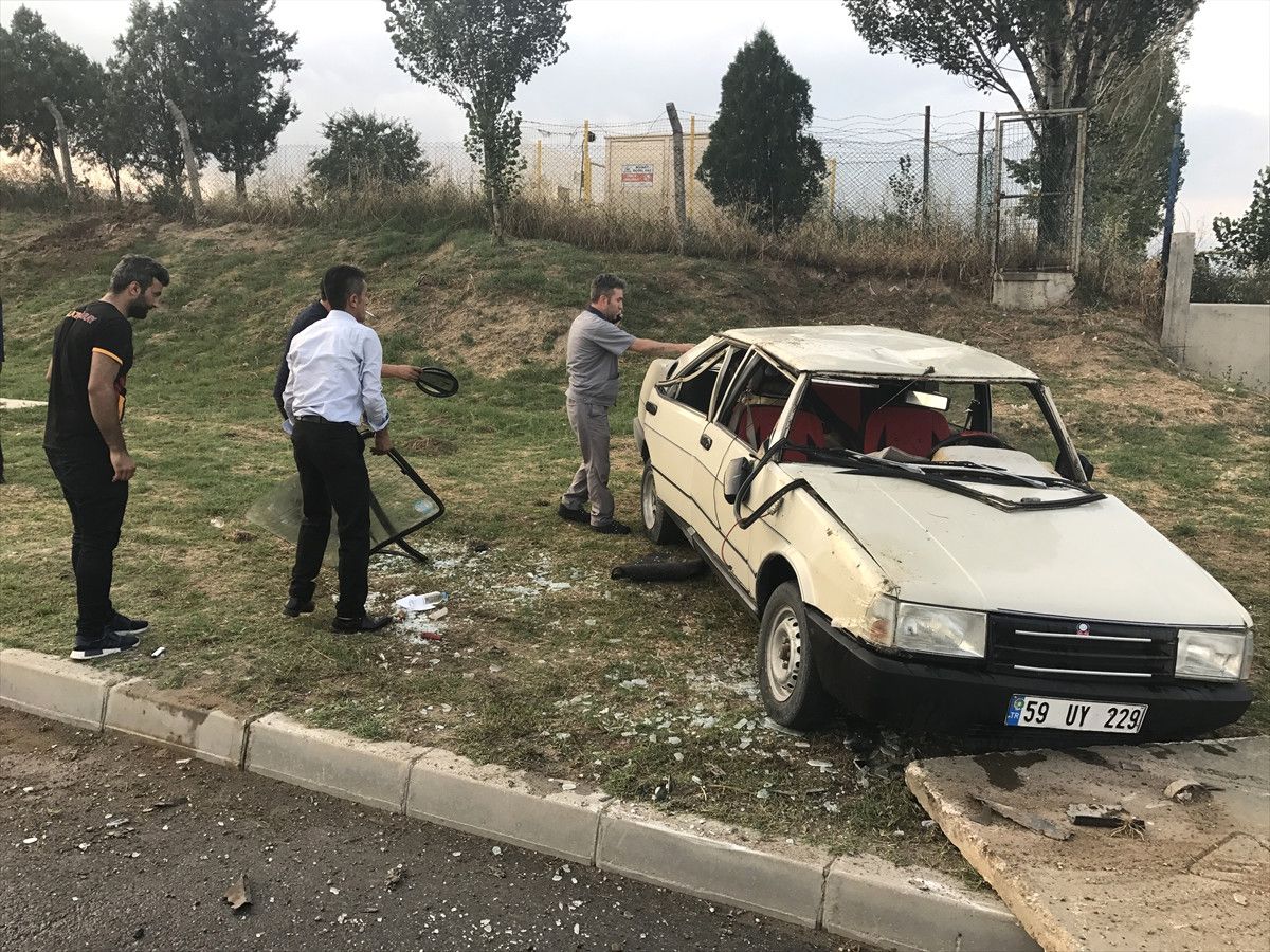 Çerkezköy\'de Trafik Kazası