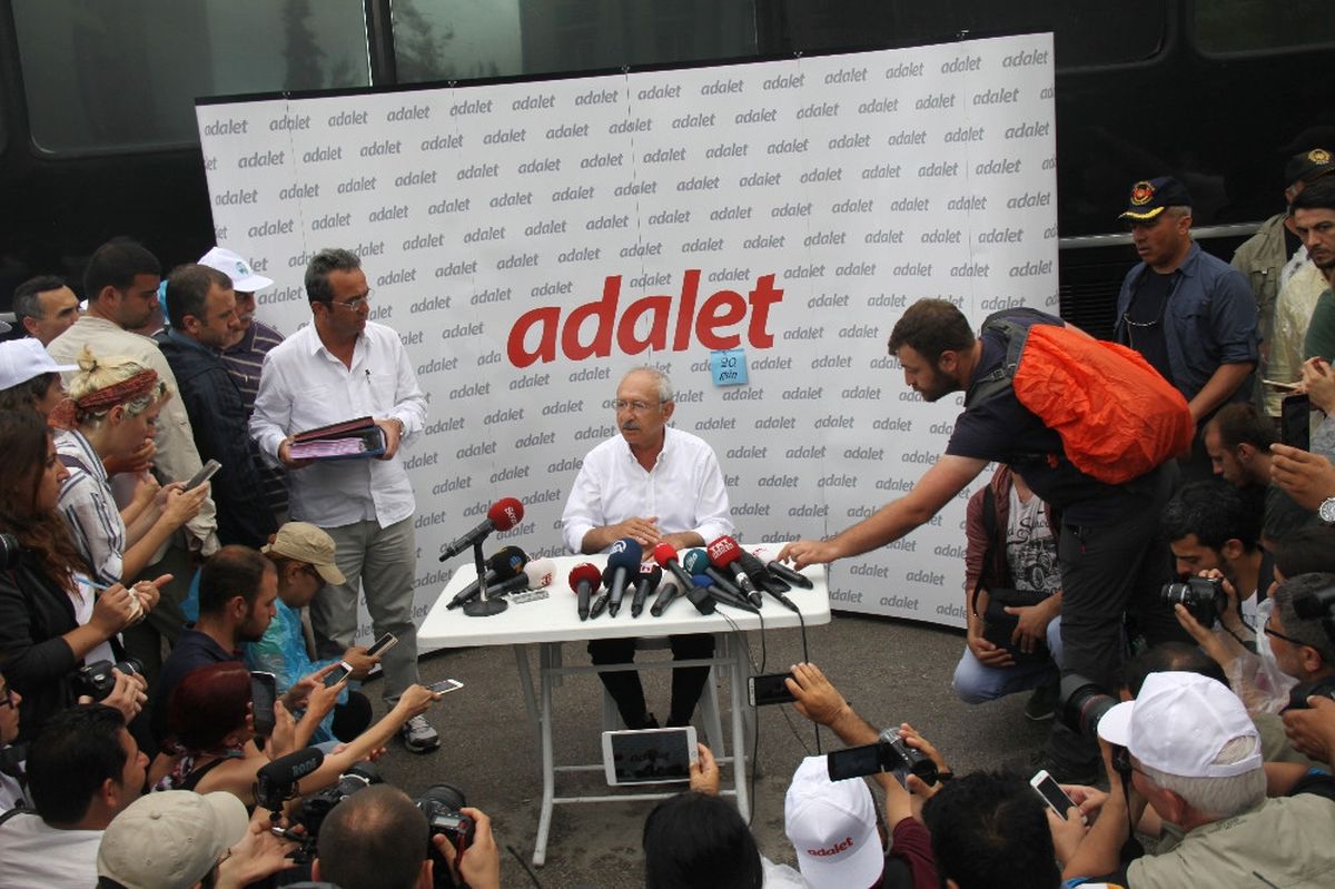 CHP\'nin Yürüyüşü 20. Gününde