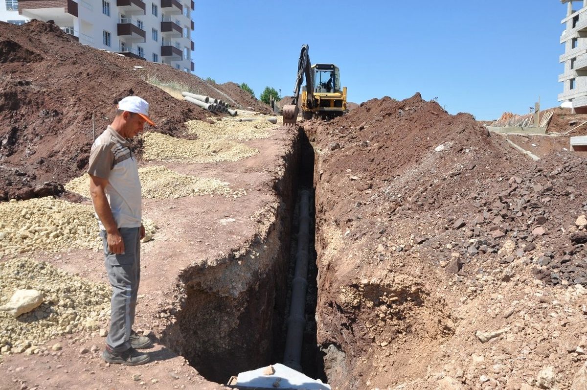 Gölbaşı İlçesinde Kanalizasyon Çalışması Yapıldı