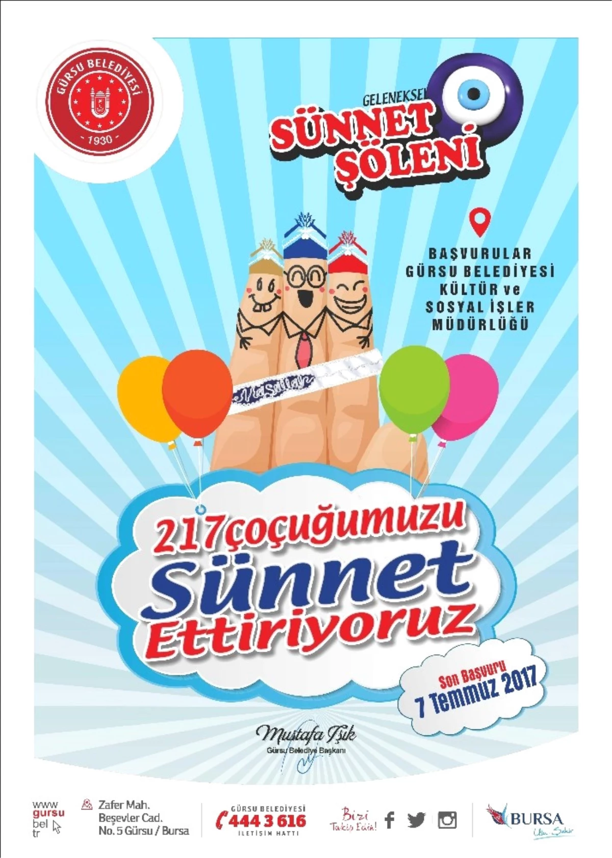 Gürsu\'da Sünnet Şöleni