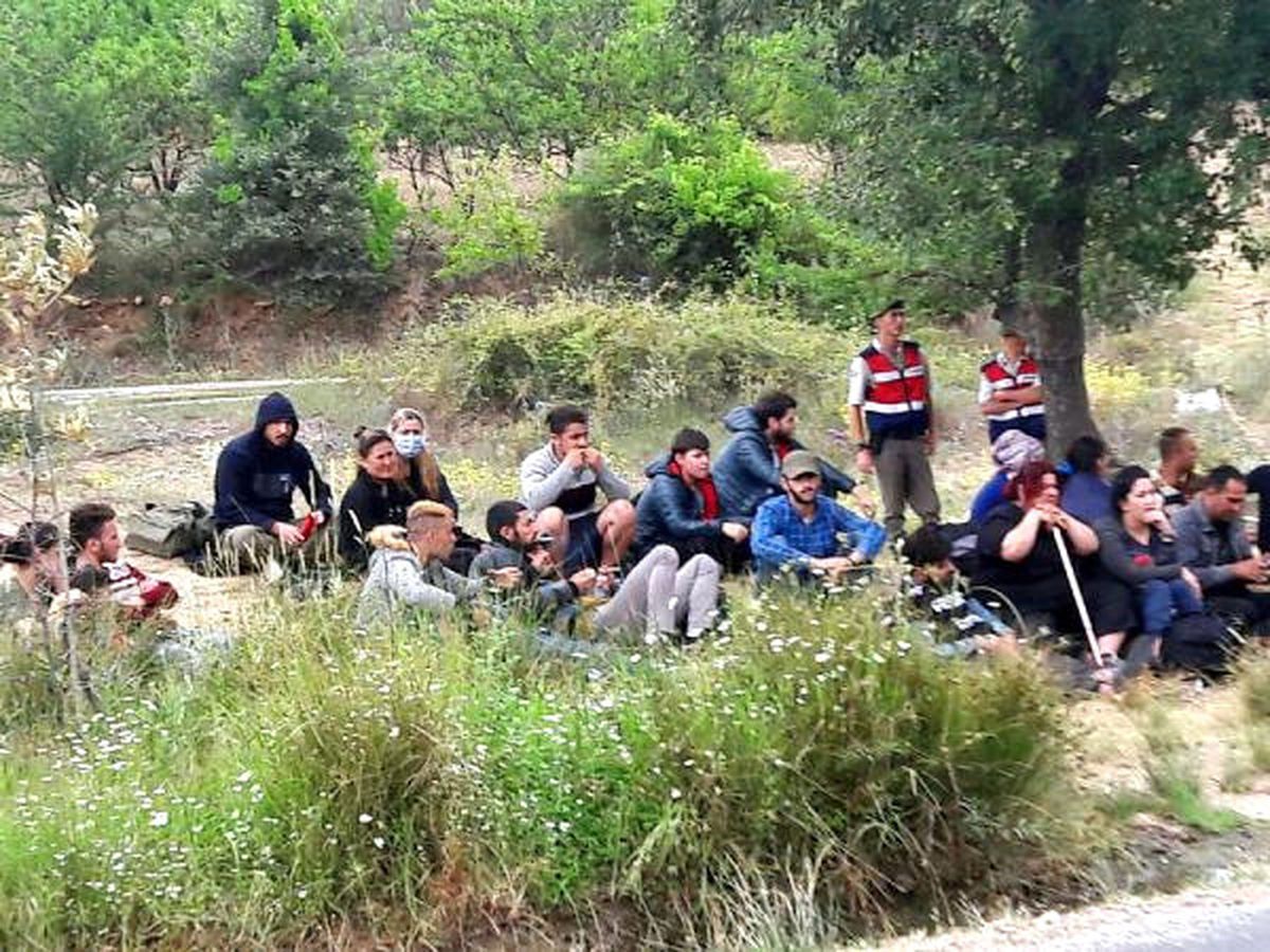 Kazdağları\'nda 36 Kaçak Yakalandı