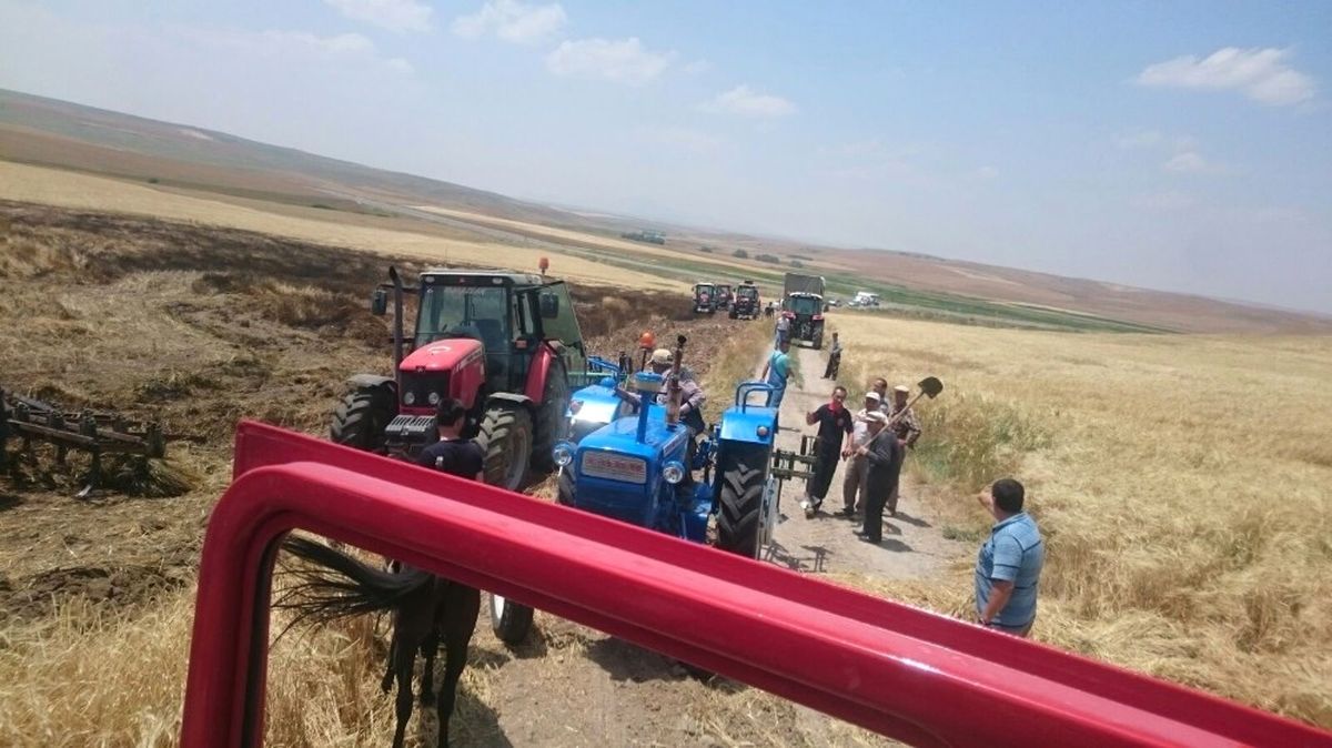 Kulu\'da Arpa Ekili Alanda Yangın