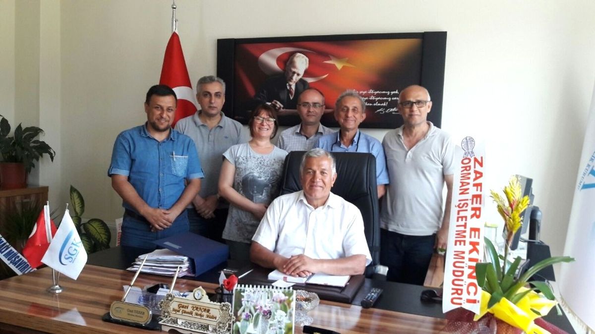 Muhasebeciler Sgk Müdürünü Ziyaret Etti