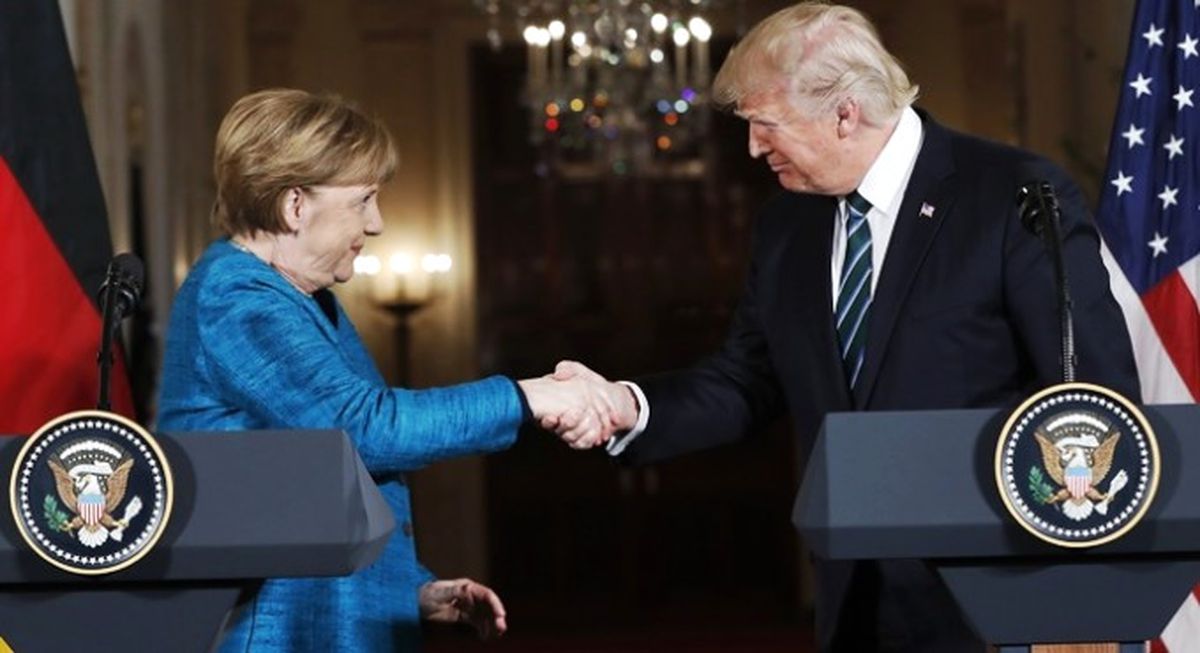 Trump, Merkel ve Gentiloni ile Görüştü