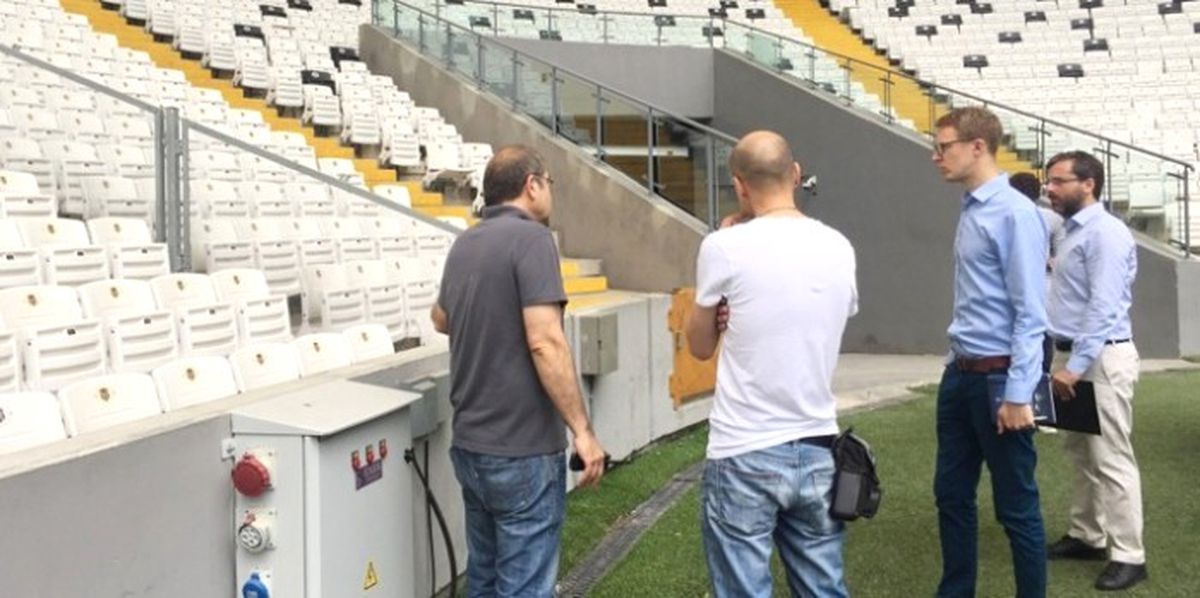 UEFA Heyeti Vodafone Park\'ta İncelemelerde Bulundu
