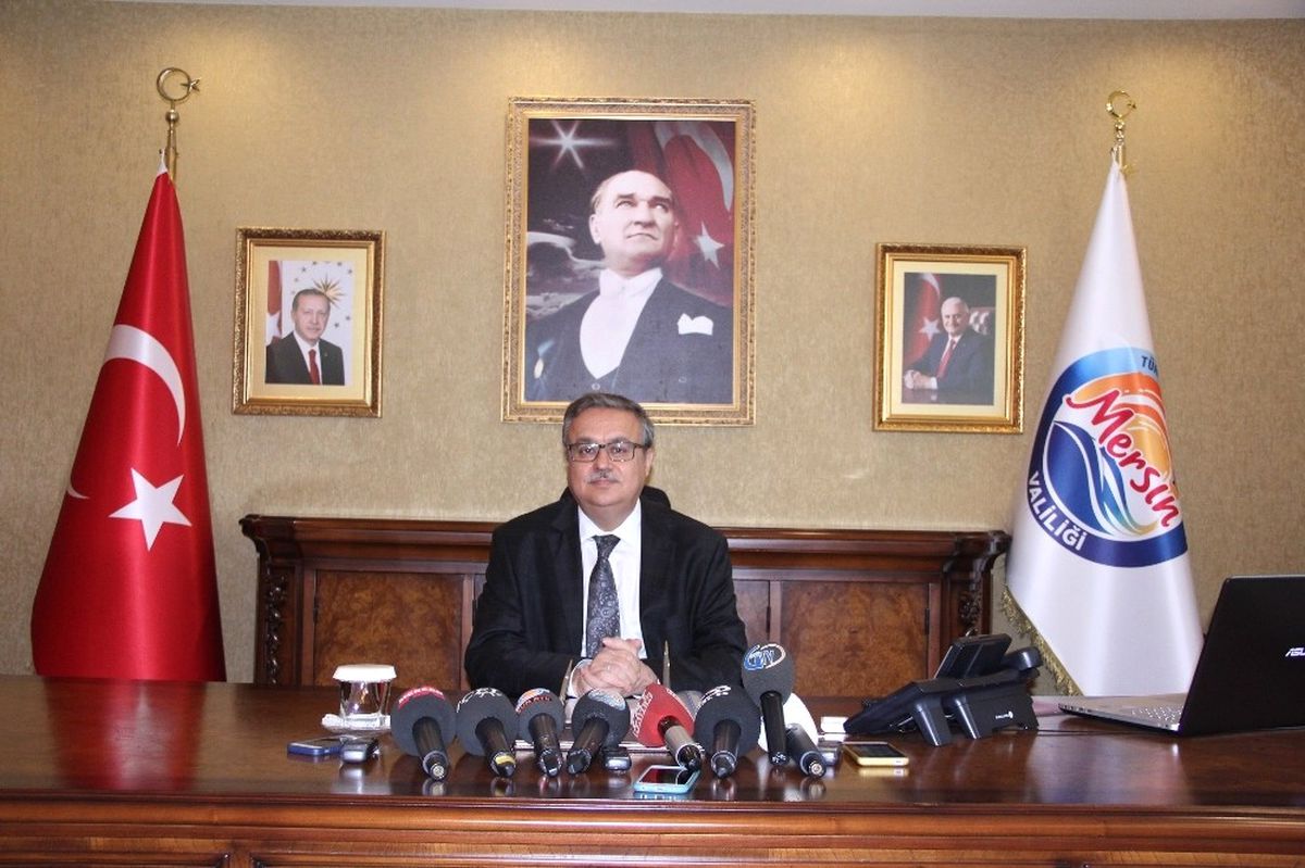 Vali Su, Mersin Basını ile Tanıştı