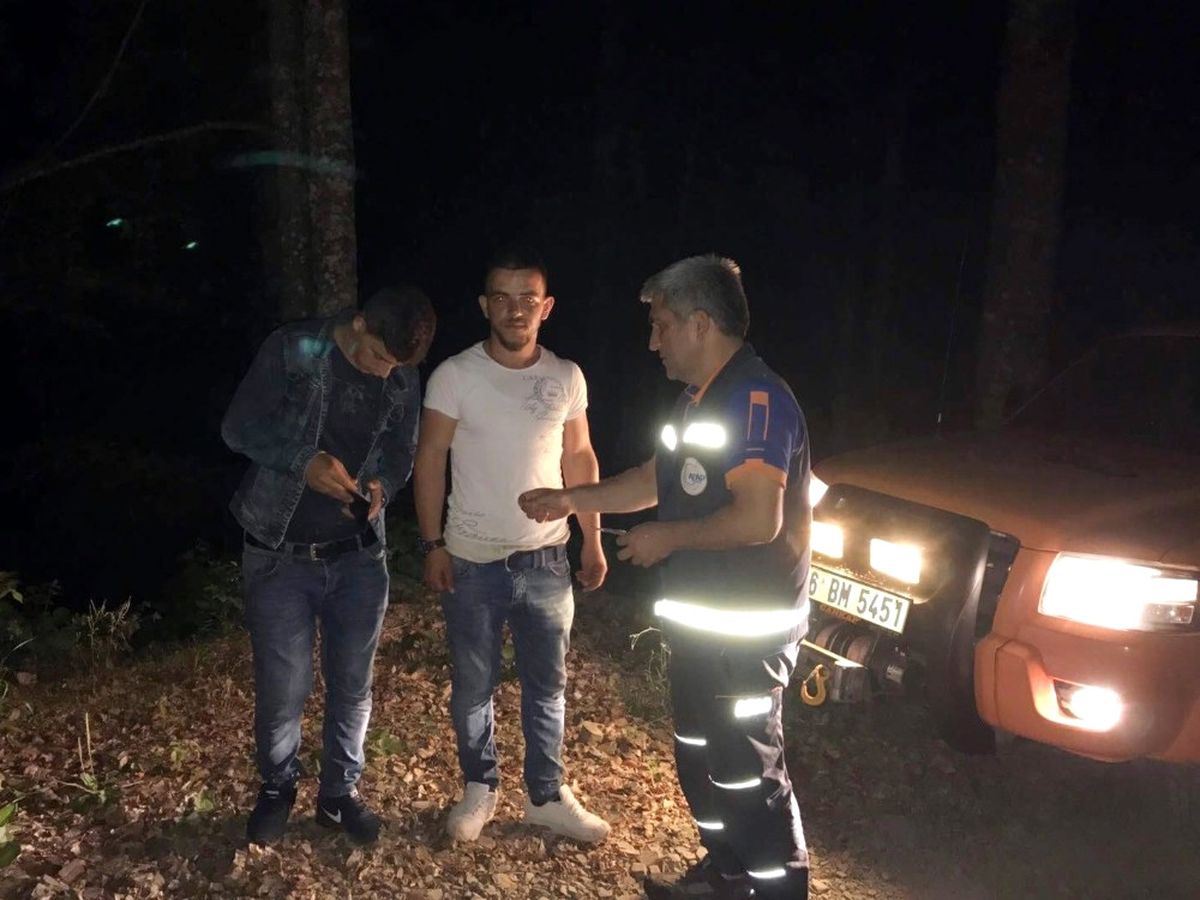Yönlerini Kaybettiler Jandarma ve Afet ve Acil Durum Yönetimi Başkanlığı (Afad) Buldu