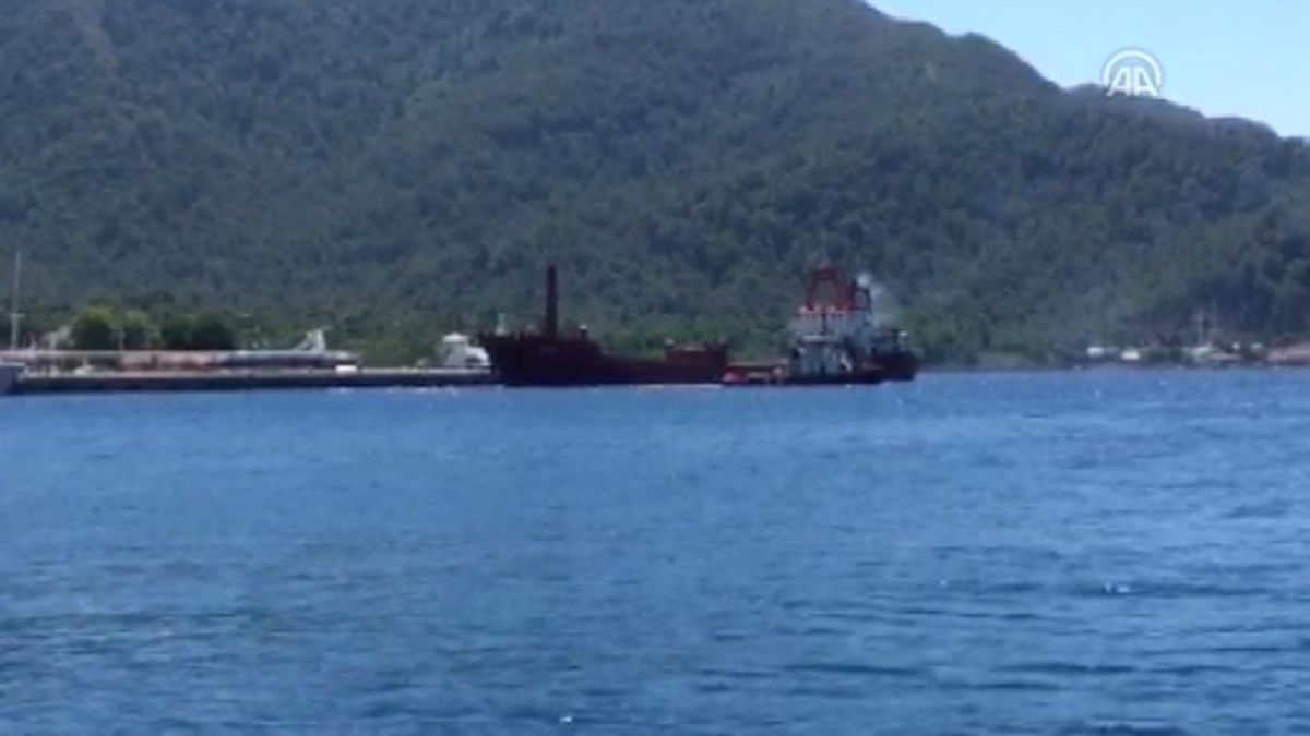 Yunan Botlarından Ateş Açtığı Gemi Limandan Ayrıldı