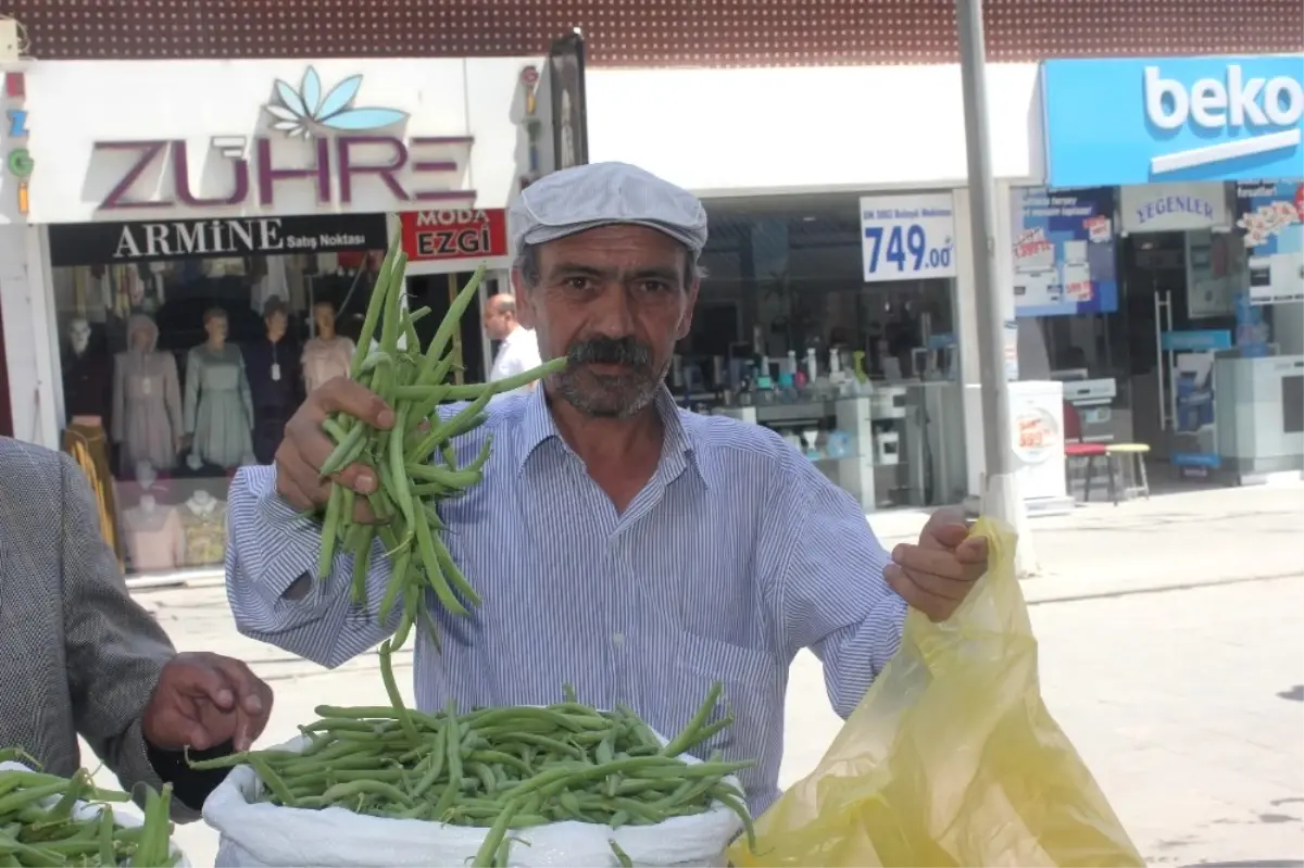Ağrı\'da Yerli Yeşil Fasulye Tezgâhlarda