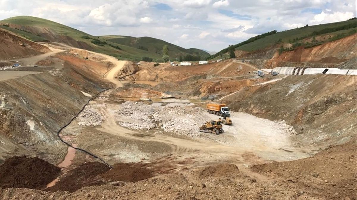 Bayburt Demirözü Petekli Barajı\'nda Çalışmalar Bütün Hızıyla Sürüyor