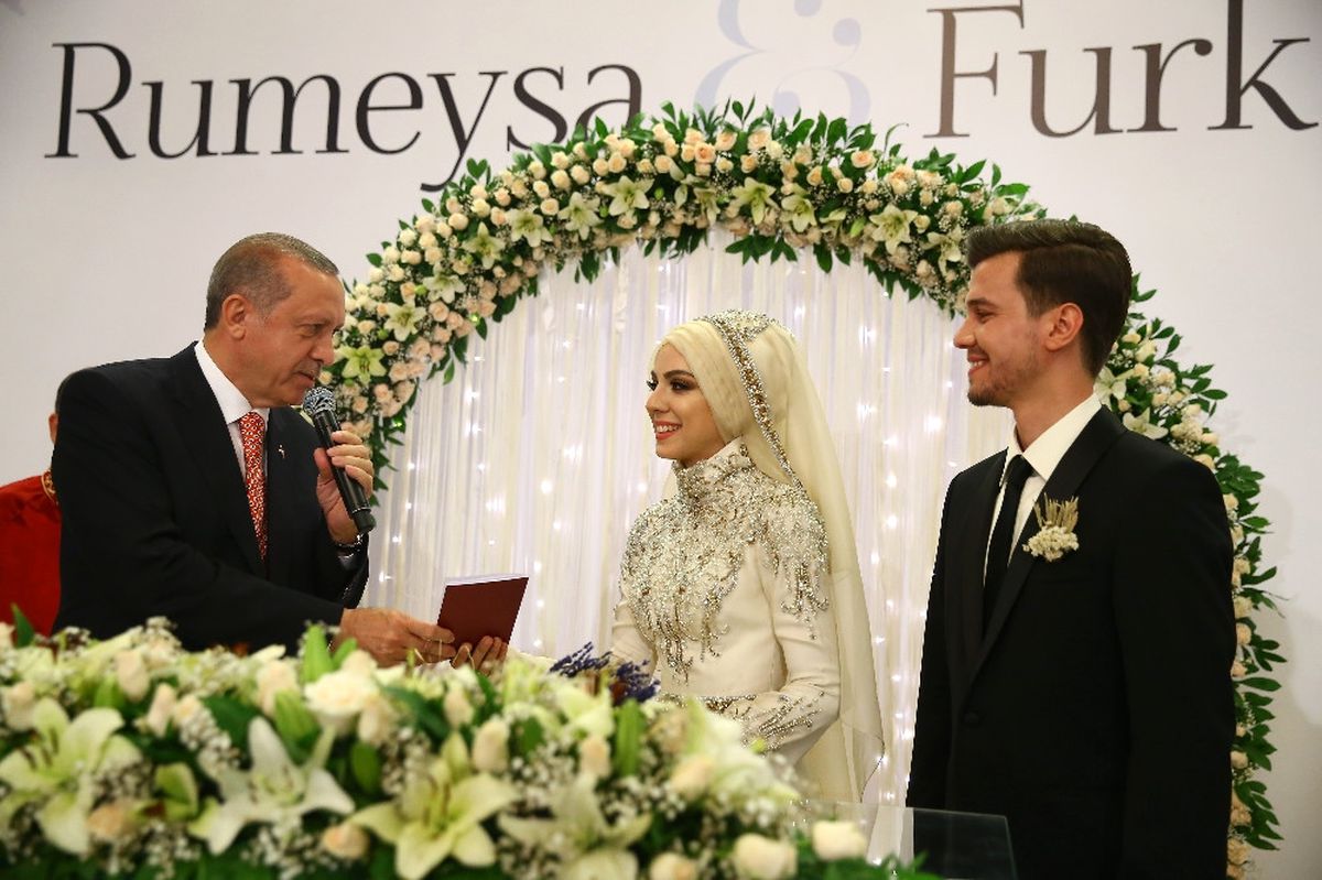 Erdoğan, Kahraman ve Yıldırım Nikah Şahidi Oldu