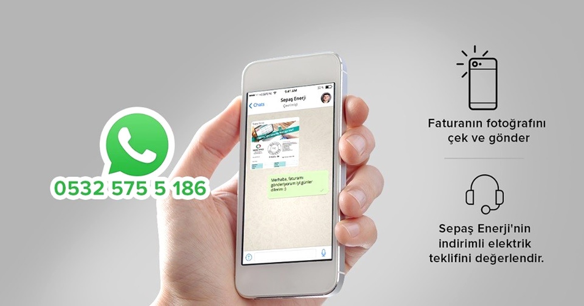 Faturasını Whatsapp\'tan Gönderene İndirim Fırsatı