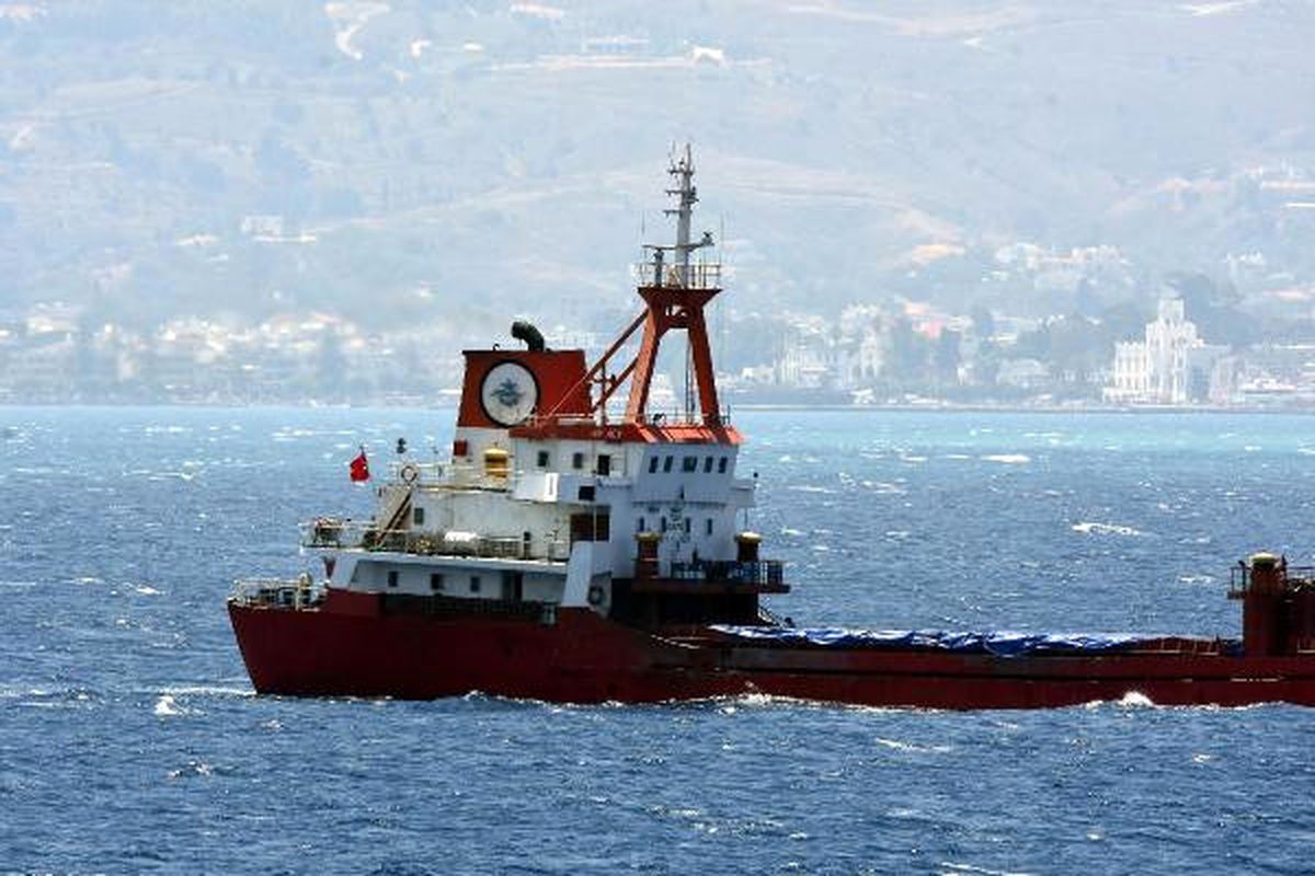 Radarındaki Arıza Giderilen Gemi Bodrum\'dan Demir Aldı