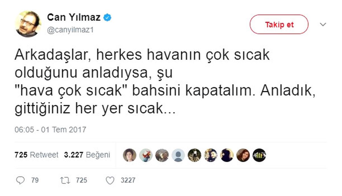 Twitter Sıcak Hava İle Yandı Kavruldu