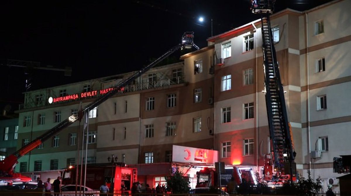 Bayrampaşa Devlet Hastanesinde Yangın
