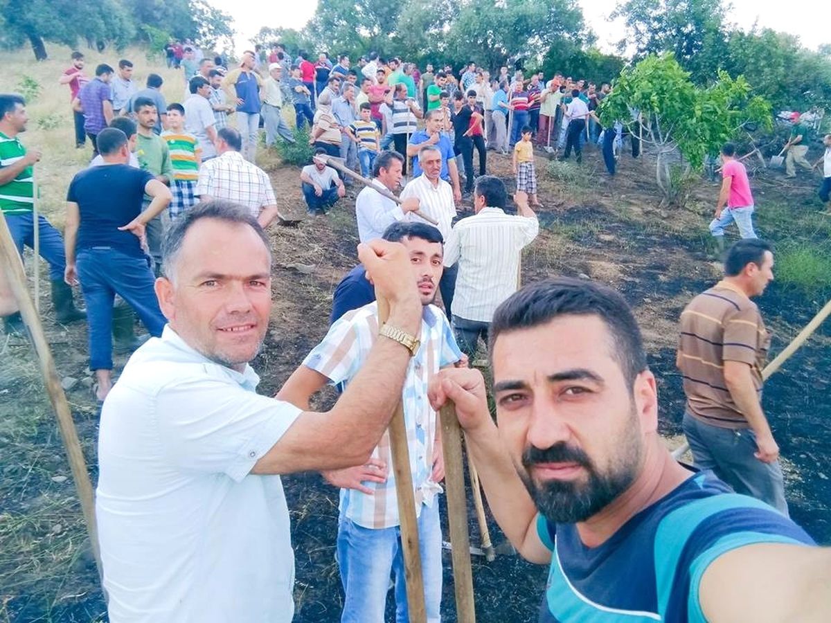 Dumanı Gören, Dağa Koştu Yangın Hemen Söndürüldü