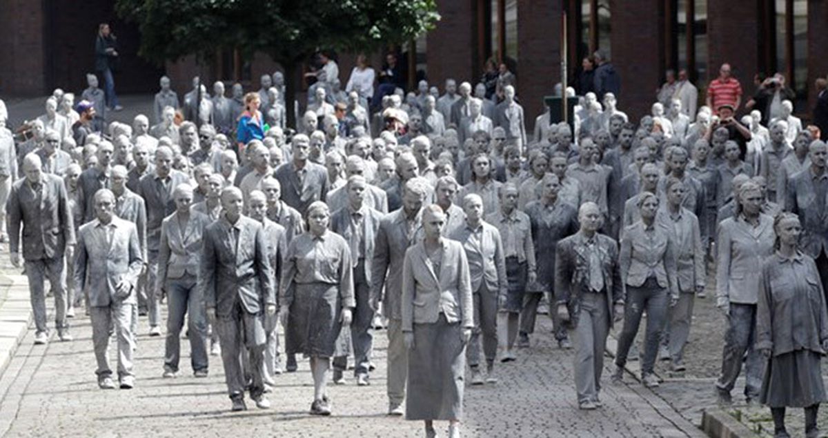 Binlerce Protestocu G-20'ye 'Değişim' Mesajı Vermek İçin Zombi Oldu