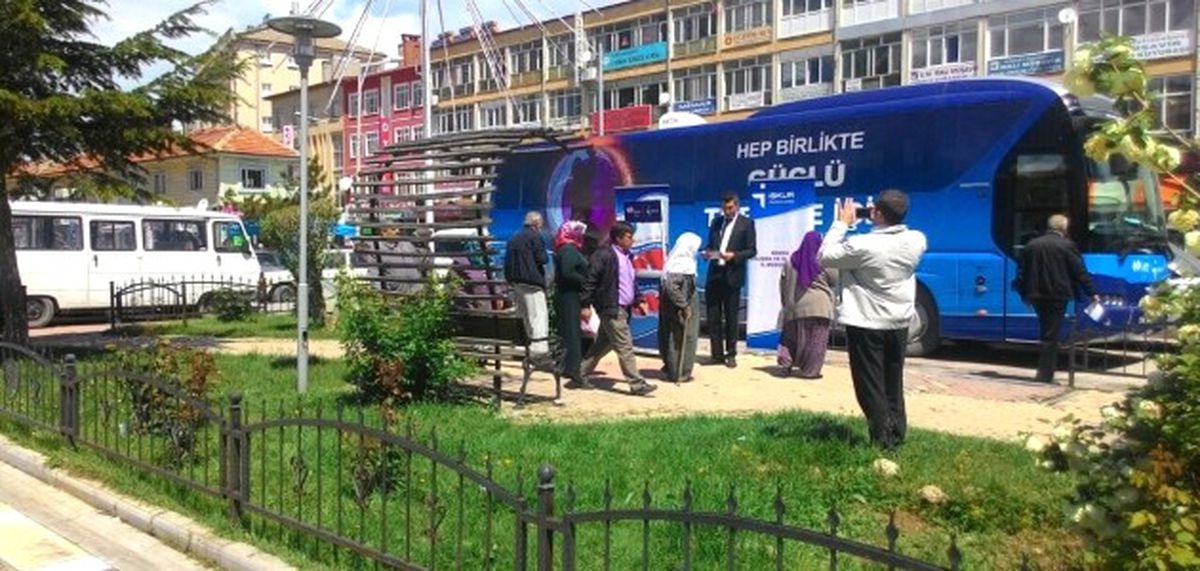 İşkur Tanıtım Otobüsü Afyonkarahisar\'da