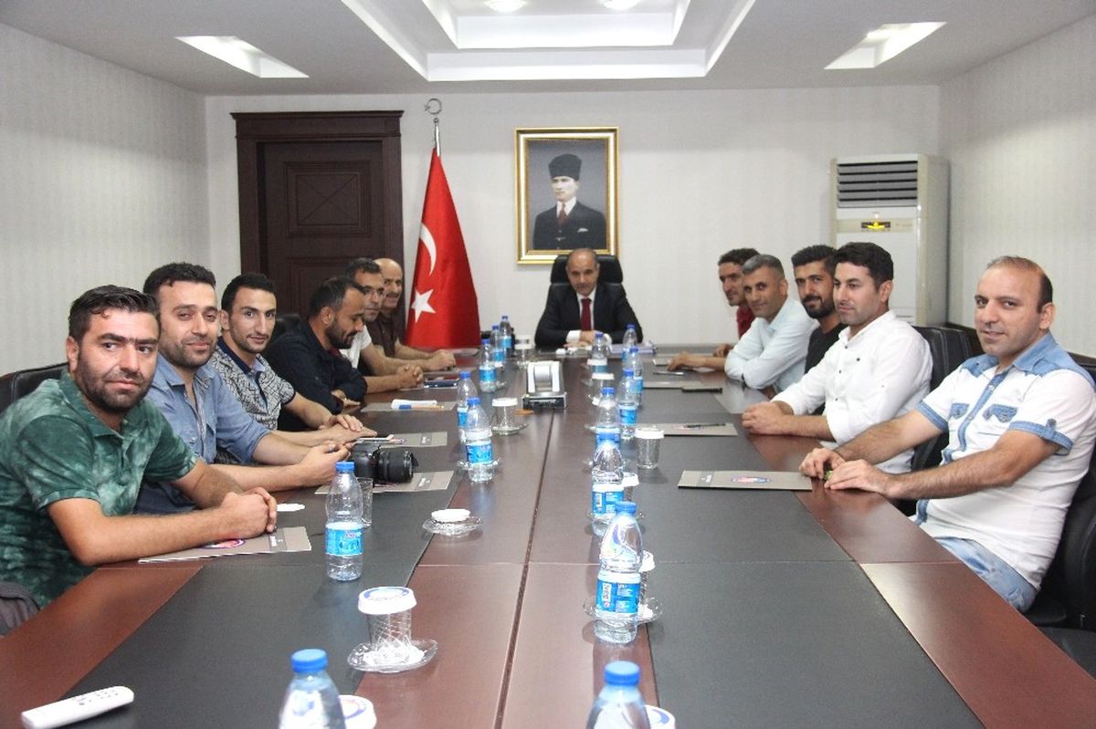 Vali Aktaş, Şırnak Basını ile Bir Araya Geldi