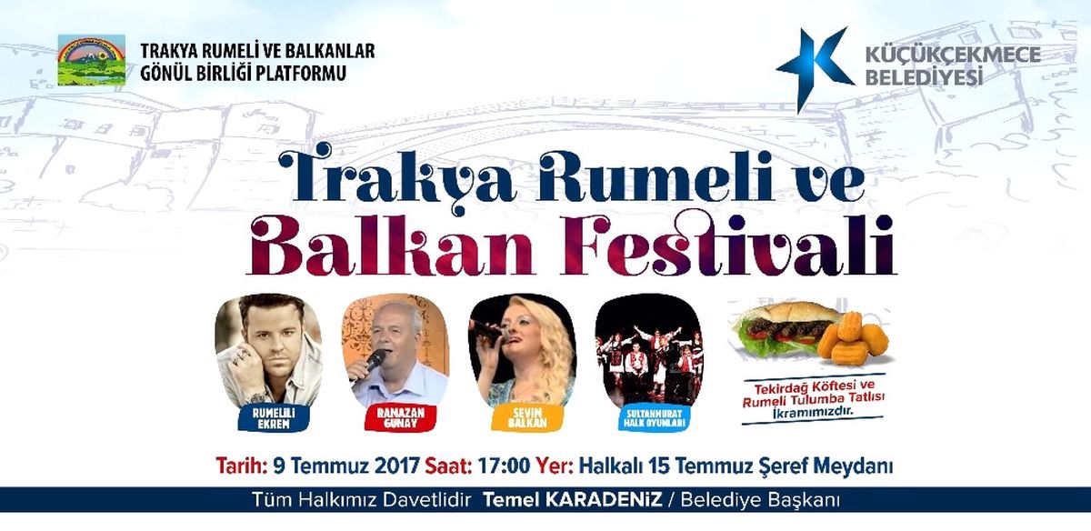 Balkan Festivali Rüzgarı Küçükçekmece\'de Esecek
