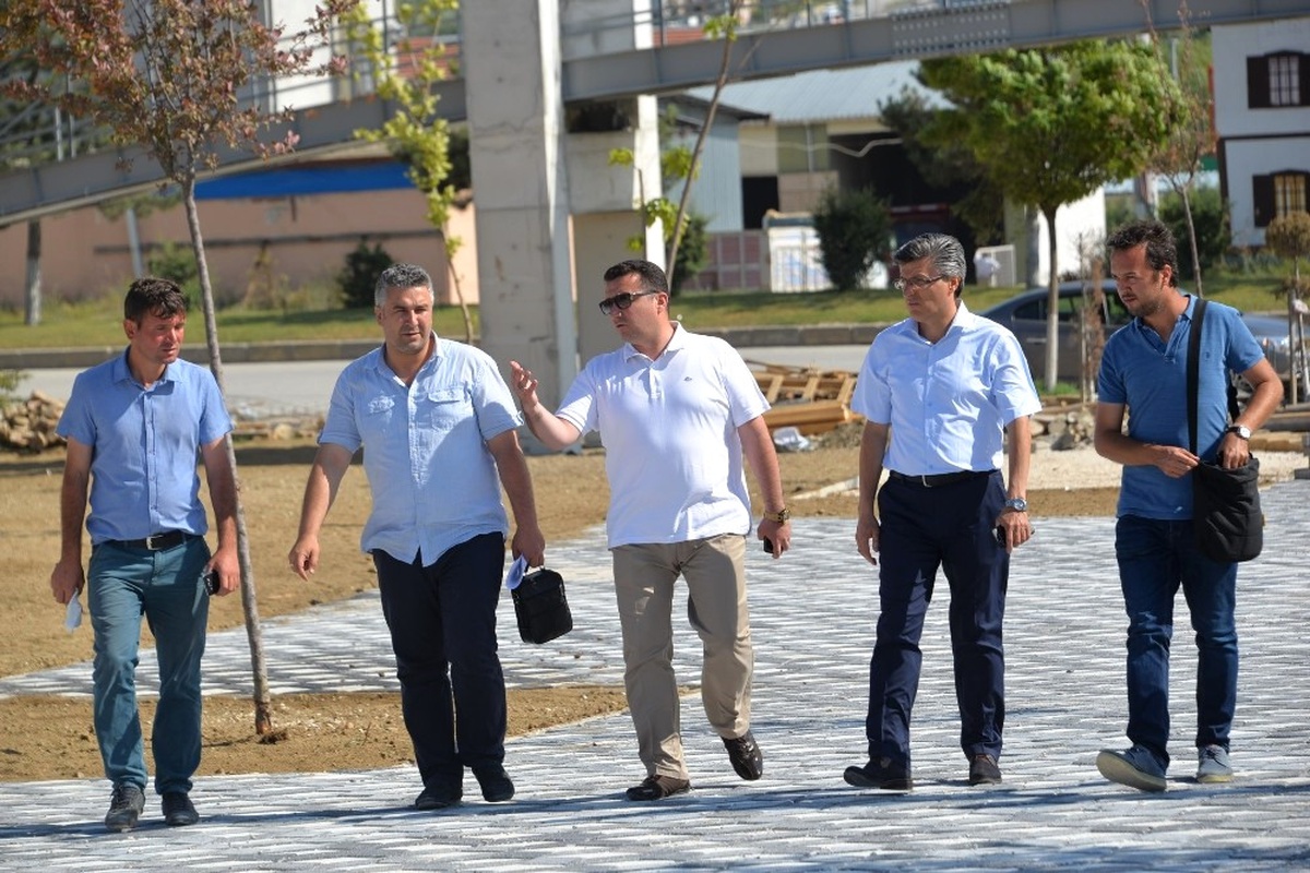 Başkan Bakıcı 15 Temmuz Şehitleri Parkı\'nda İncelemelerde Bulundu