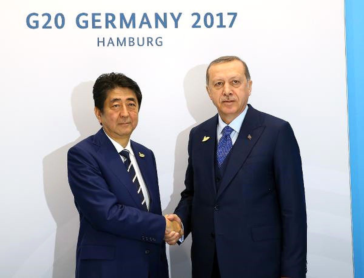 Cumhurbaşkanı Erdoğan, Japonya Başbakanı Abe\'yle Görüştü