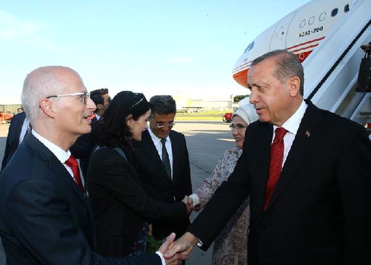 Cumhurbaşkanı Erdoğan Merkel ile Görüştü (2)