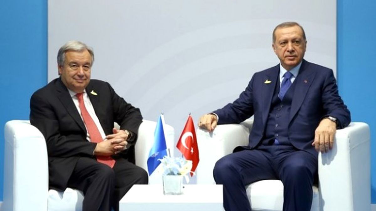 Erdoğan, BM Genel Sekreteri Guterres ile Görüştü