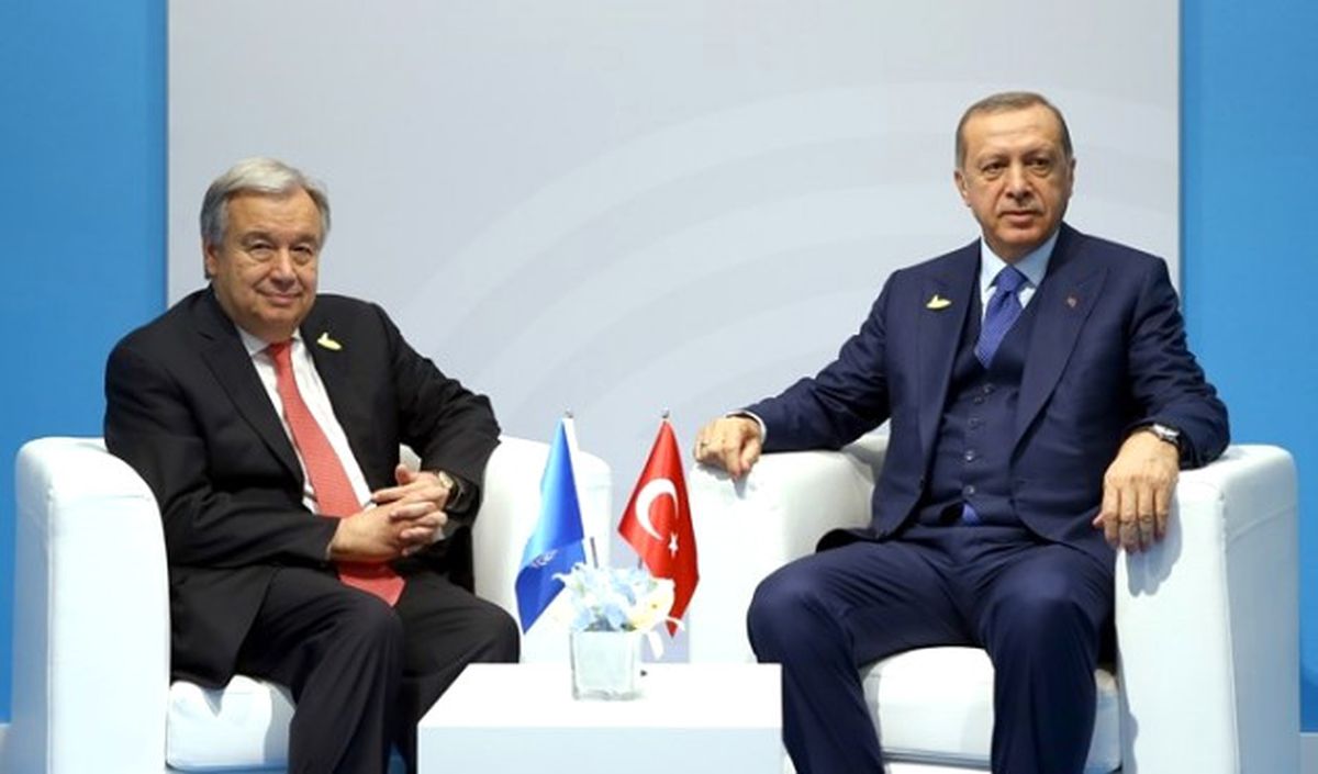 Erdoğan, Guterres ile Bir Araya Geldi