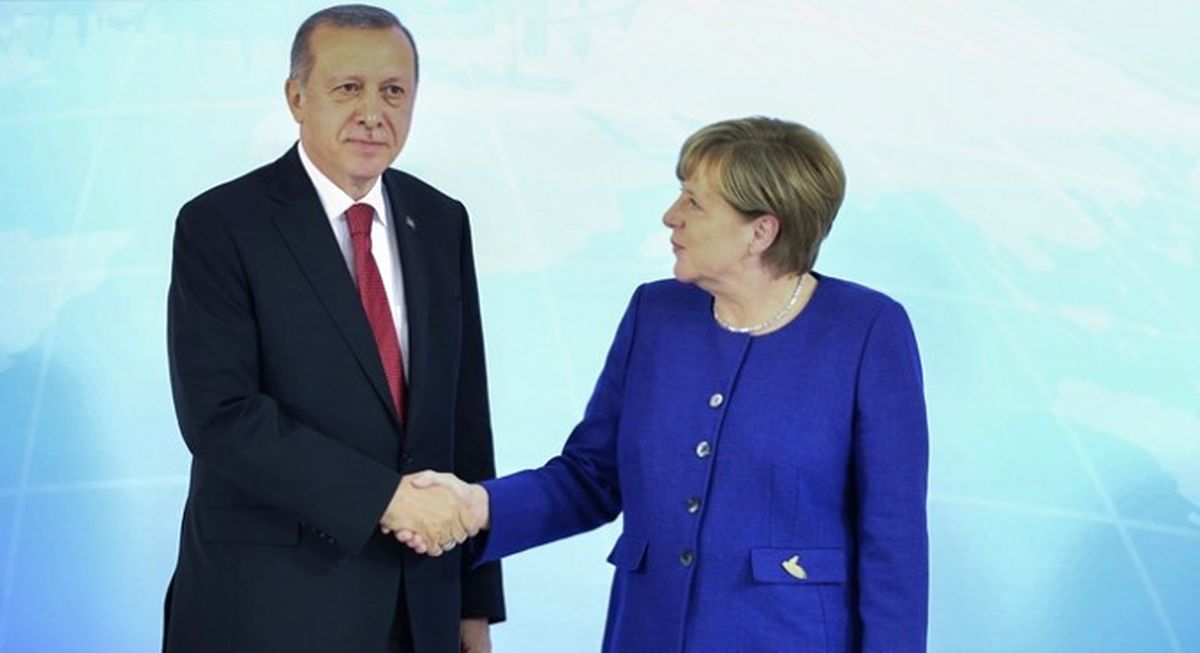 Erdoğan - Merkel Görüşmesi Başladı
