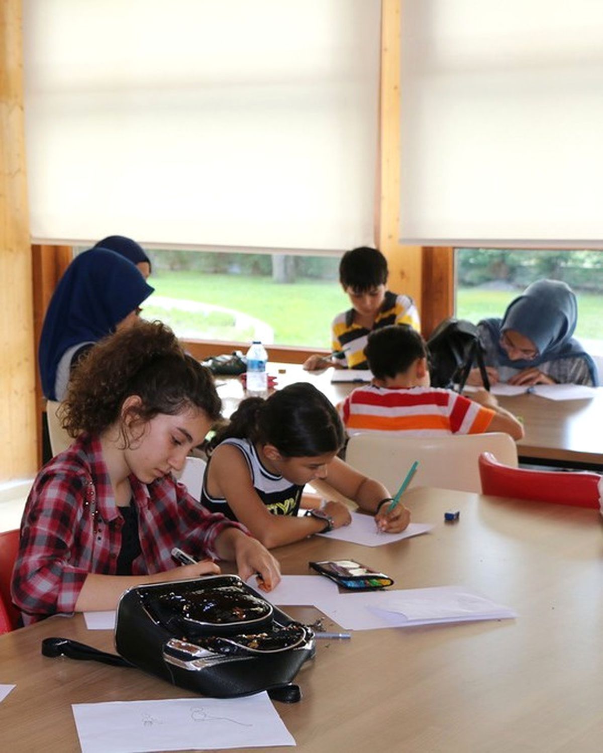 Minik Karikatüristler Macera Park\'ta
