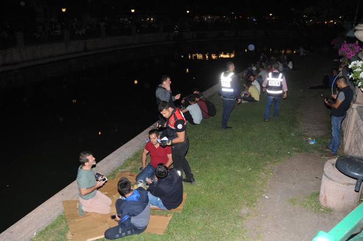 Porsuk Çayı Kıyısında Gece Denetimi